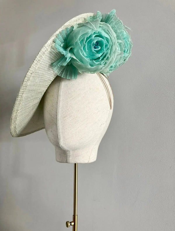 Minvera with Roses - Ice Green Jane Taylor London