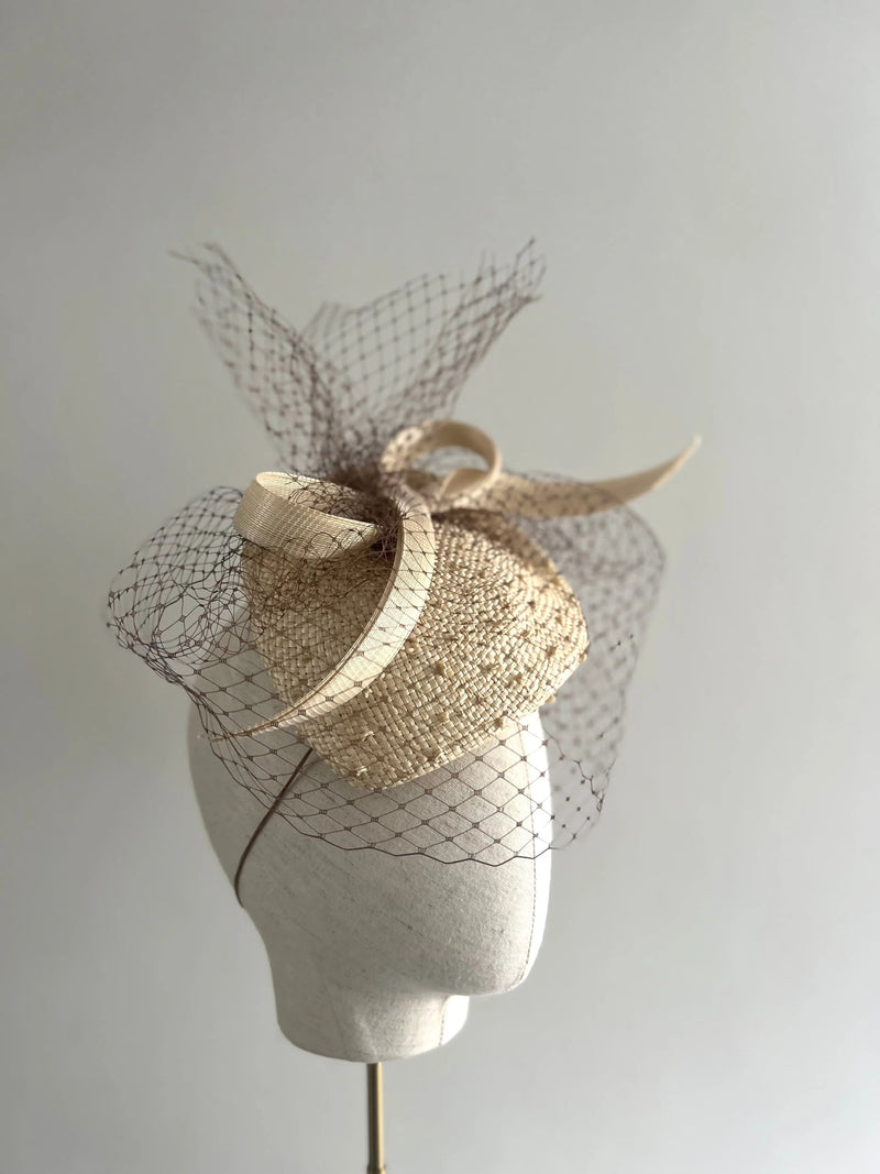Persephone in Knotted Straw - Natural Jane Taylor London