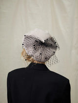 Veiling bow beret Jane Taylor London