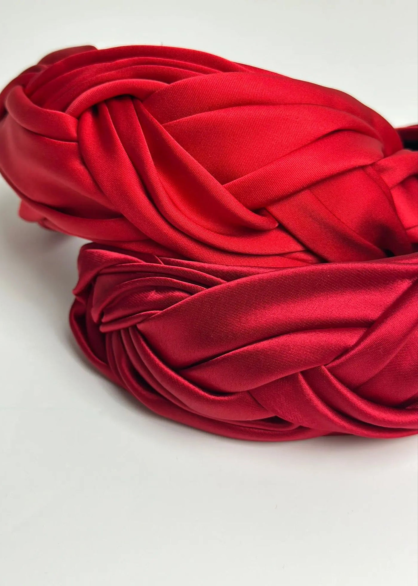 Antheia Headband in Satin in Red - Jane Taylor London