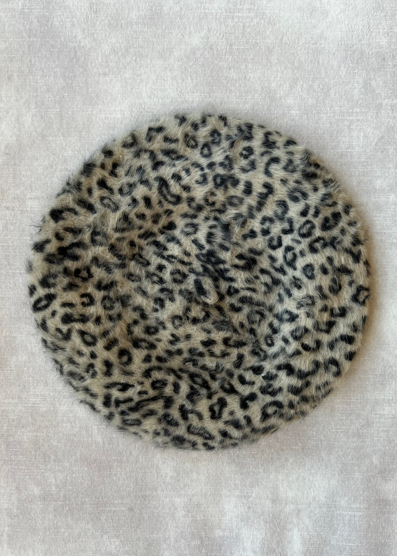 Animal Print Beret Jane Taylor London