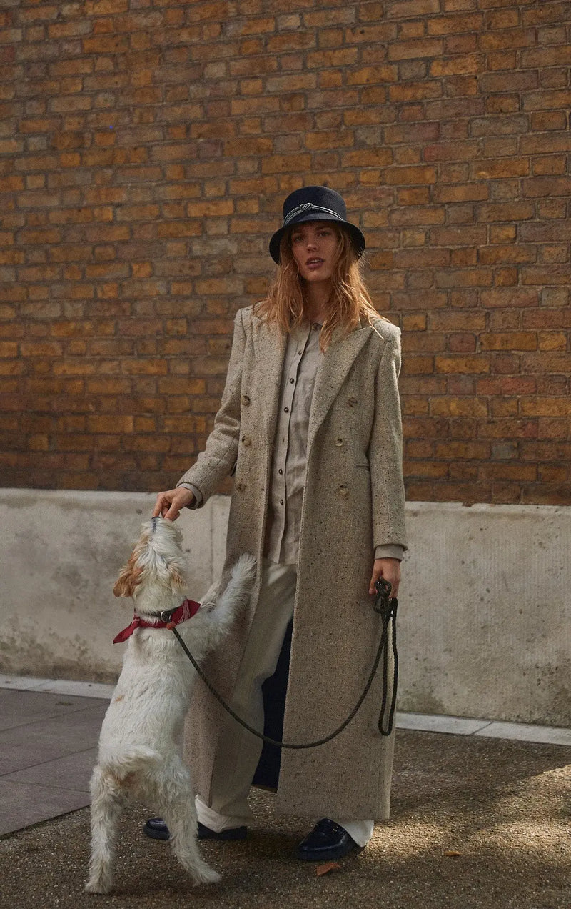 Black Bucket Hat with Cord Detail Jane Taylor London