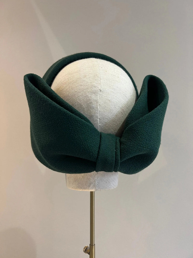 Bow Band in Crepe -Green Jane Taylor London