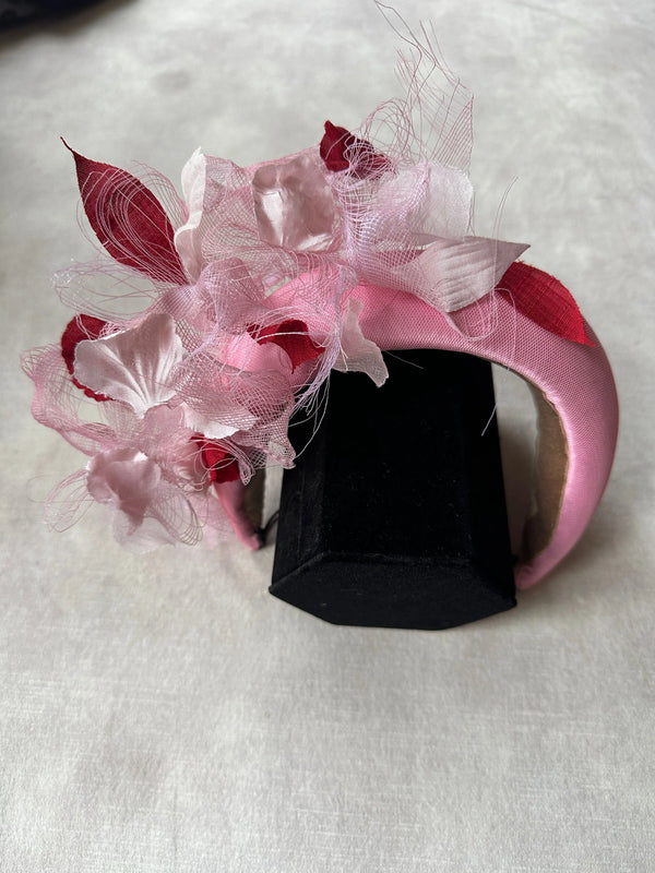 Child's Moonband in Satin with Silk Petals Jane Taylor London