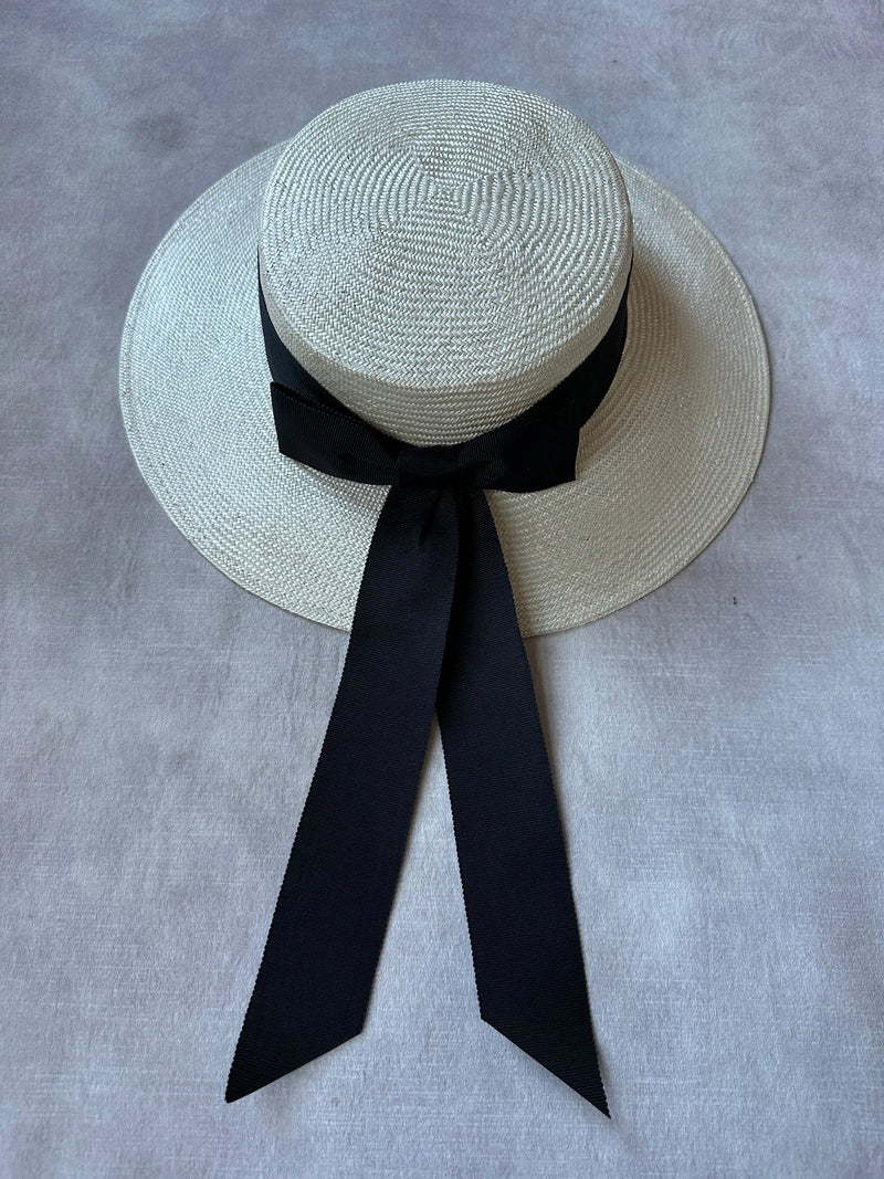 Child's classic straw boater Jane Taylor London