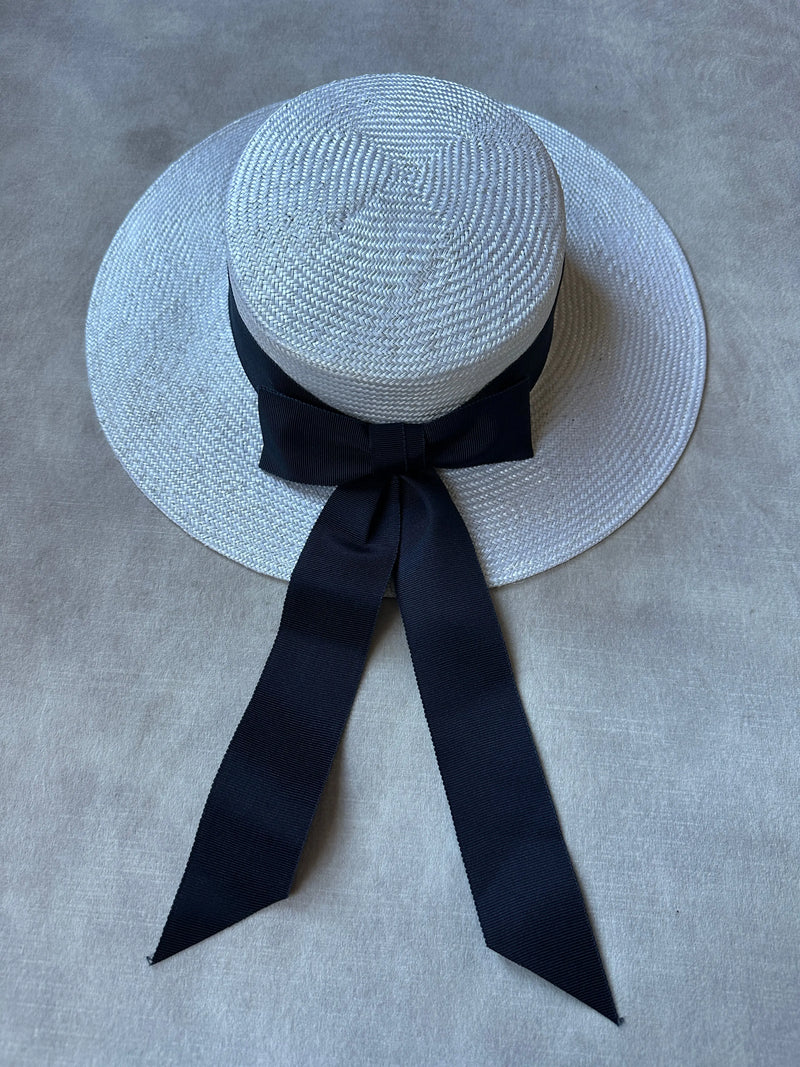 Child's classic straw boater Jane Taylor London