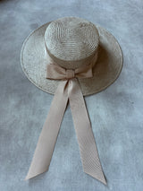 Child's classic straw boater Jane Taylor London