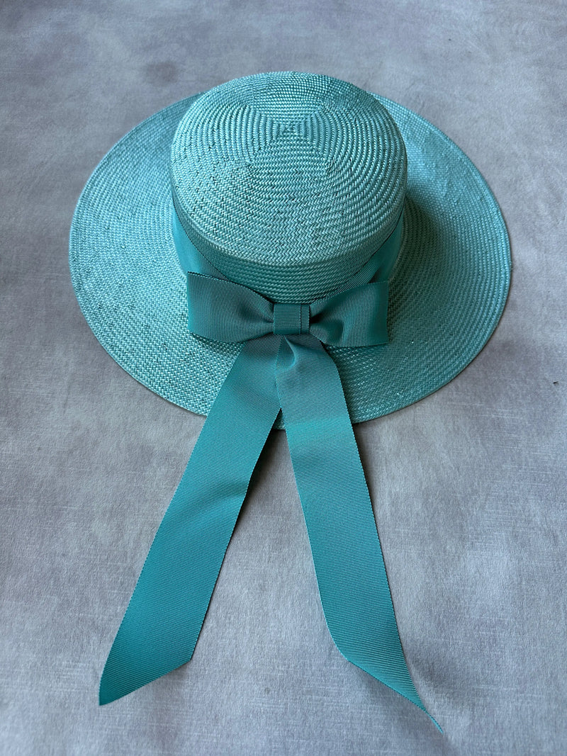 Child's classic straw boater Jane Taylor London