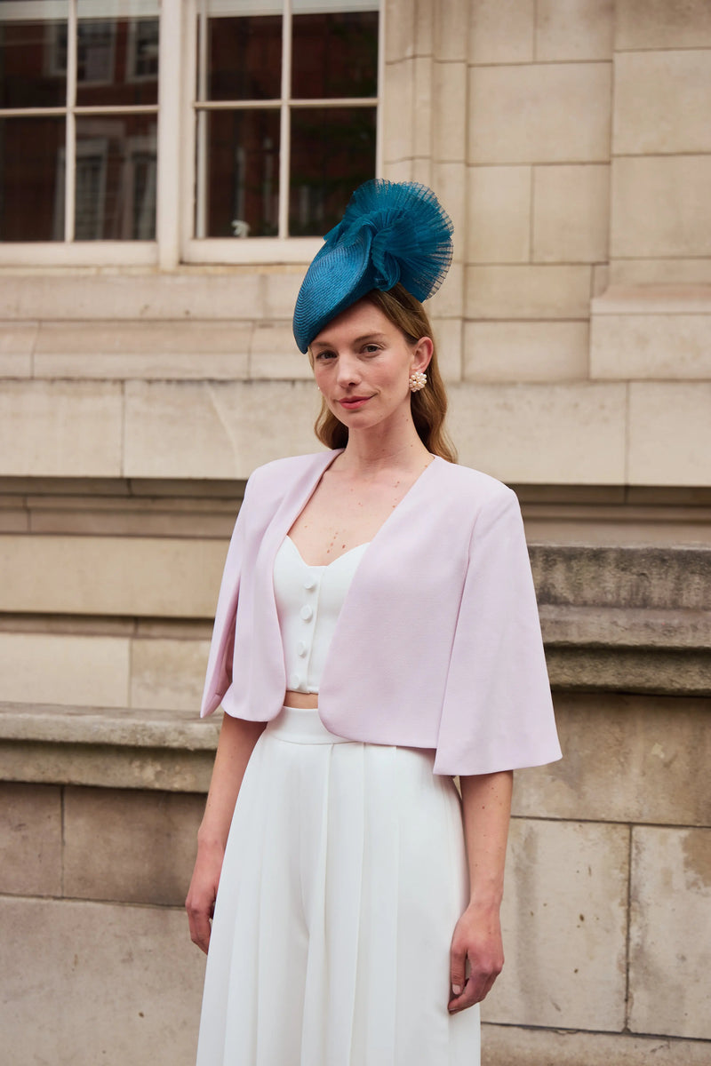 Clio Hat in Straw in Green Jane Taylor London