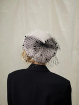 Copy of Veiling bow beret Jane Taylor London