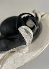 Decima - Black and White with Buntal Bows Jane Taylor London
