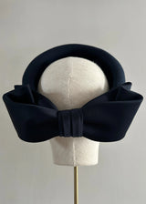 Electra Halo® in Crepe & Black Bow Jane Taylor Design