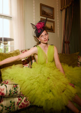 Enyo Hat with Rose in Black Jane Taylor London