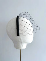 Fine Headband with XL Veiling Jane Taylor London