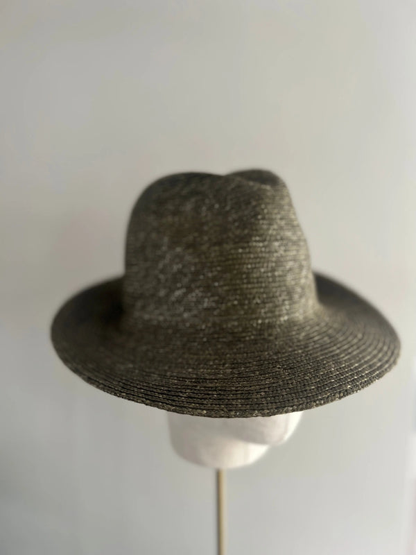 Green Pedal Straw Trilby Jane Taylor London