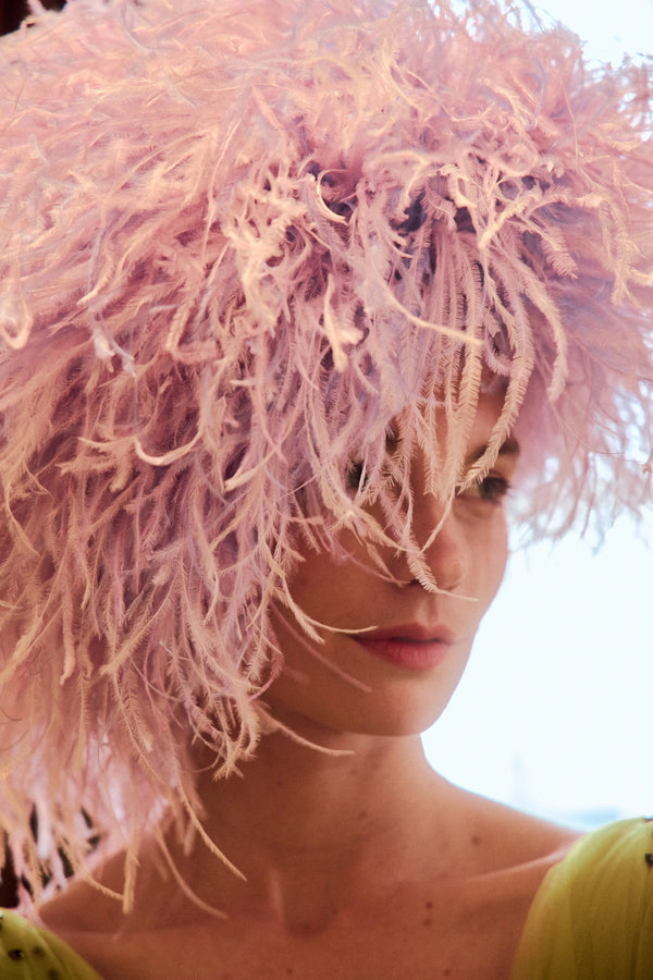 Harmonia Hat with Feathers Jane Taylor London