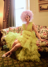 Harmonia in Fine straw with Crin Bow Jane Taylor London