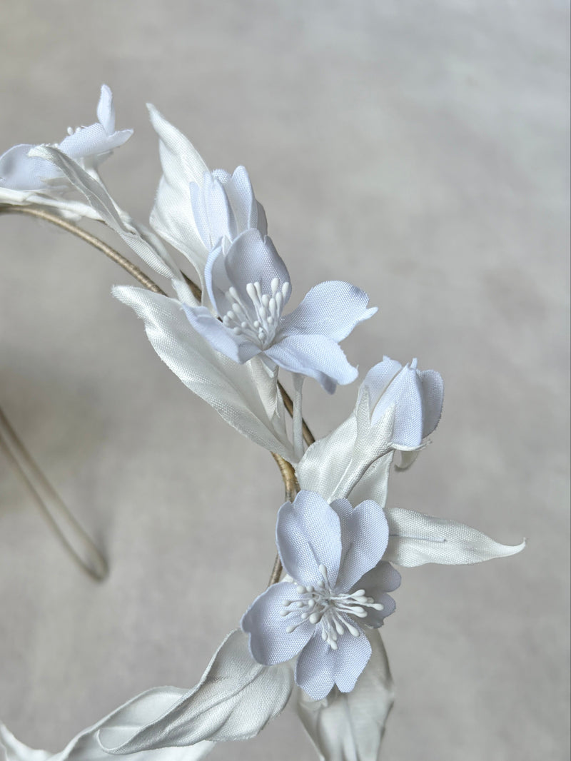 Bridal Cherry Blossom Headband