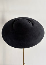 Artemise in Felt with Lace Details in Black