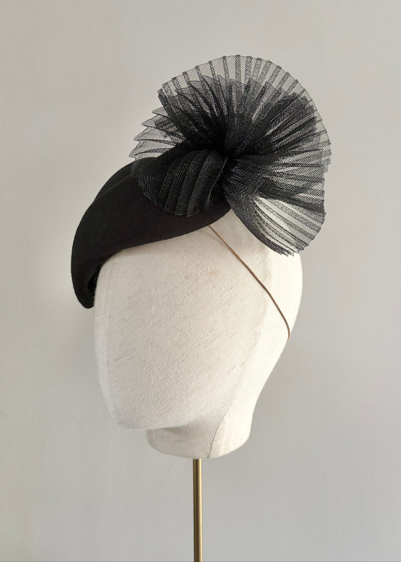 Selene Wool Felt Cocktail Hat