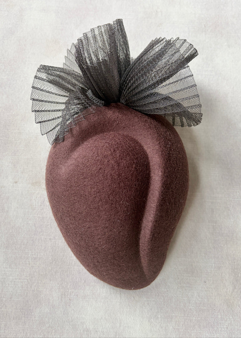 Selene Wool Felt Cocktail Hat