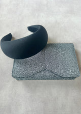 Hebe Silk Headband in Black