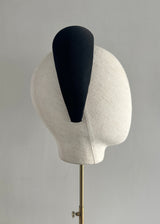 Hebe Silk Headband in Black
