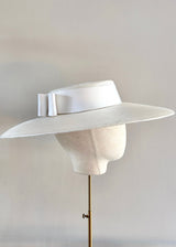 Double Straw Boater Hat