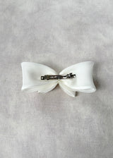 Mini Organza Bow Hair Clip