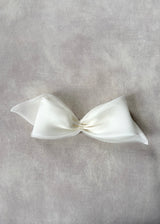 Small Organza Bow Hair Clip
