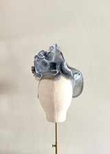 Mini Mena in Straw with Petals in Blue