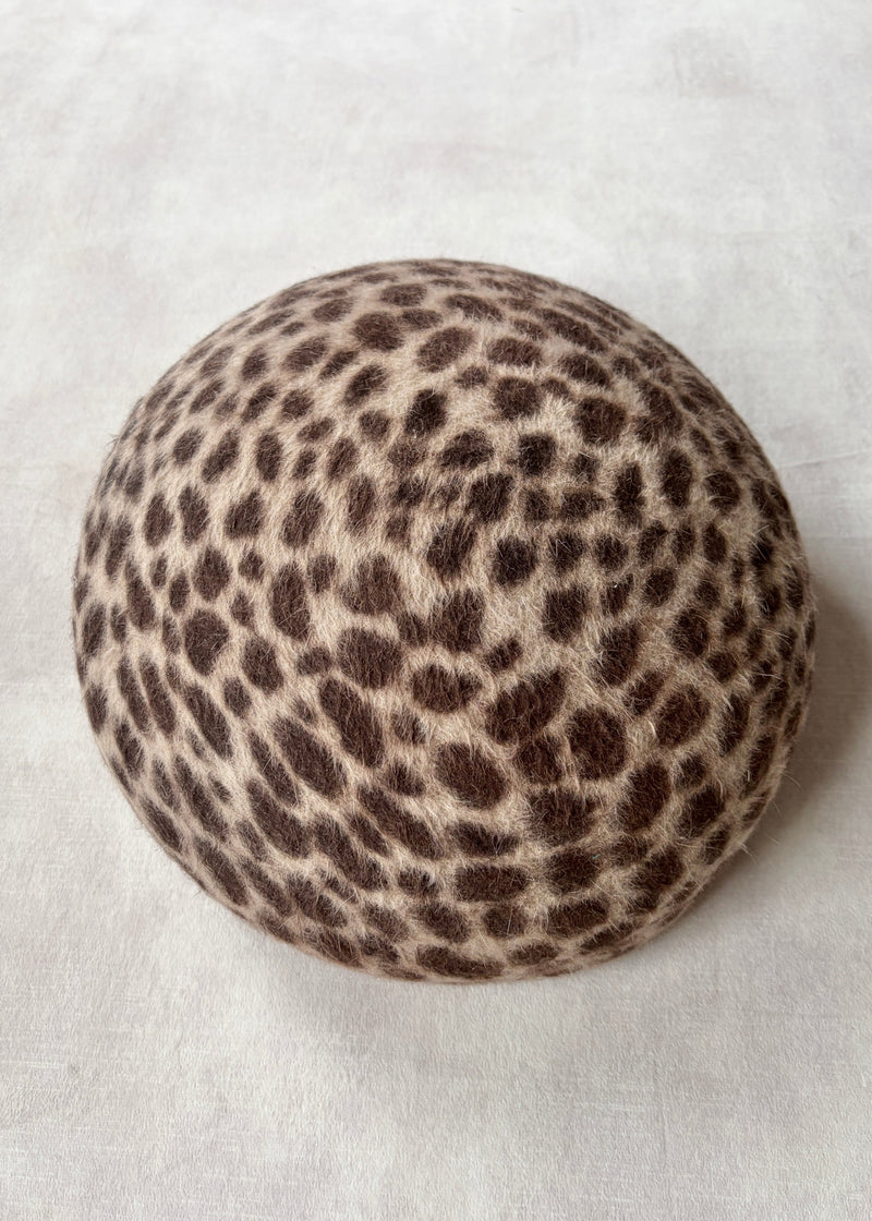 Structured Pillbox in Animal Print