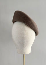 Chelsea Beret In Felt in Mink