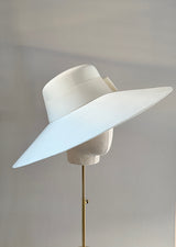 Downturned Double Satin Hat