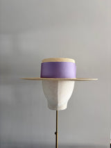 Panama Nixi with Purple Satin