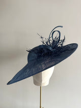 Juno Hat with Feathers and Buntal