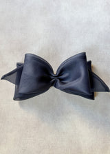 Small Fauna Organza Bow Hair Clip