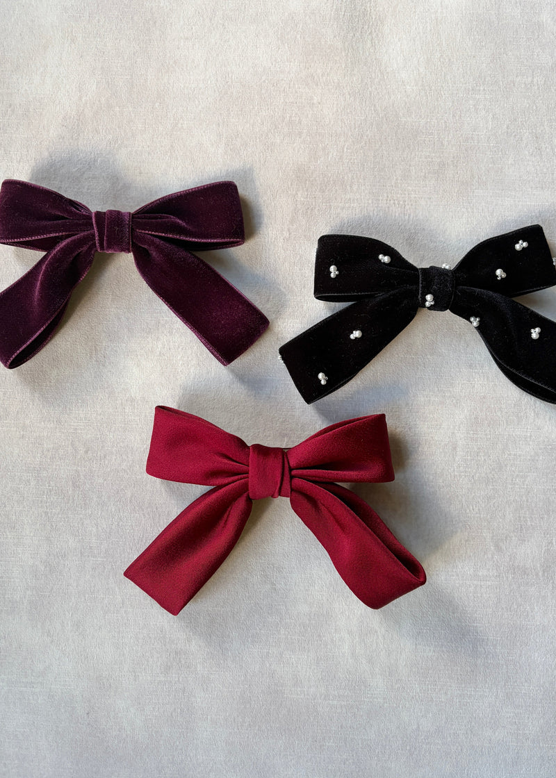 Hair Bow in Satin