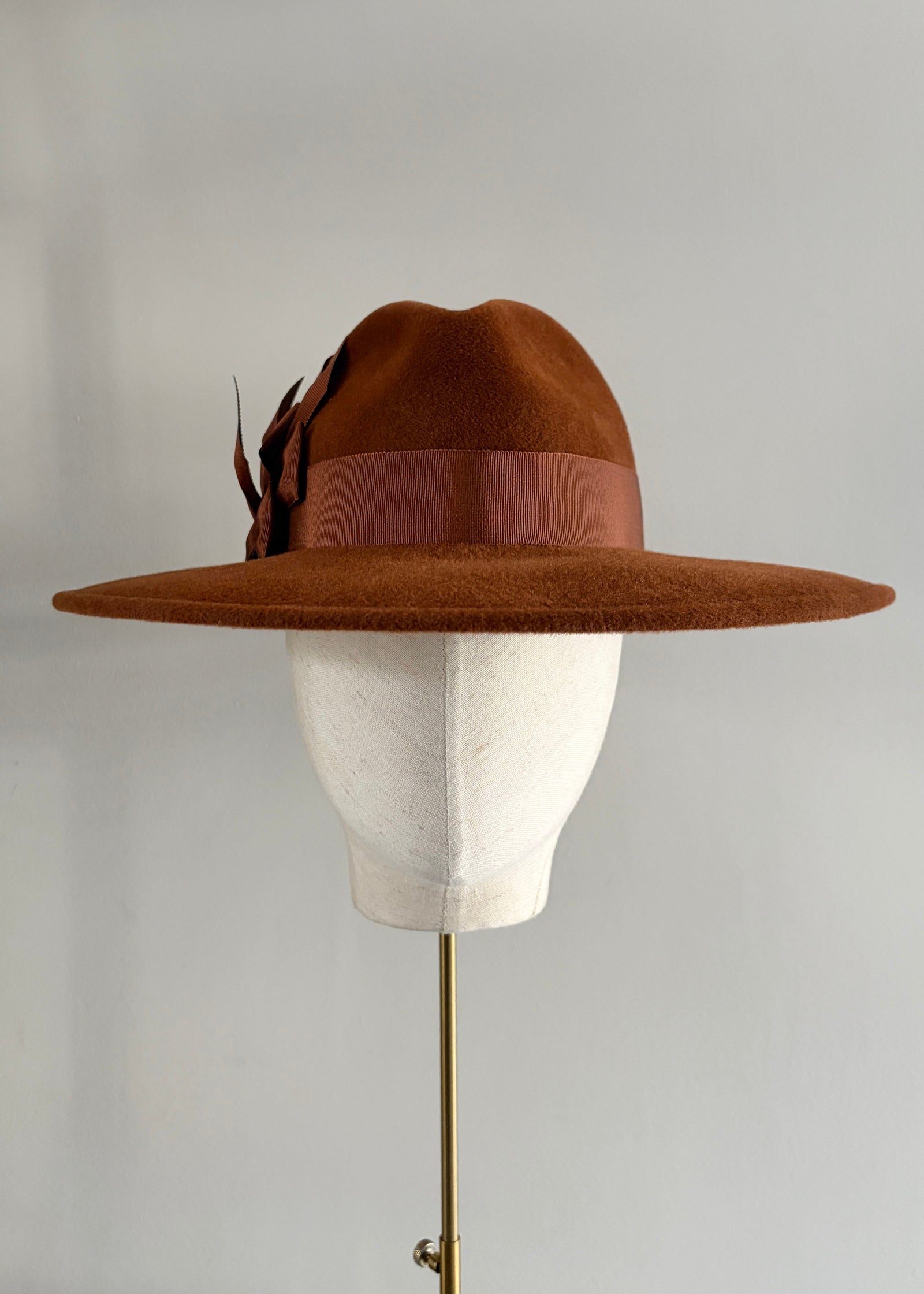 Maria Fedora in Felt with Bows - Jane Taylor London display picture 1