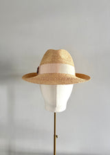 Ishtar Trilby Hat in Natural Peddle Straw