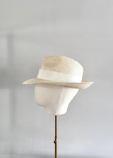 Ishtar Trilby Hat in Ivory Ramie