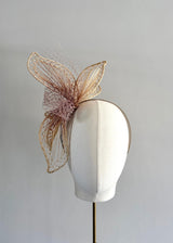 Floral Sculptural Straw Headband