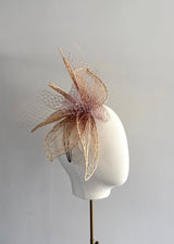 Floral Sculptural Straw Headband