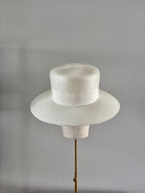 Downturn Straw Cloche Ivory
