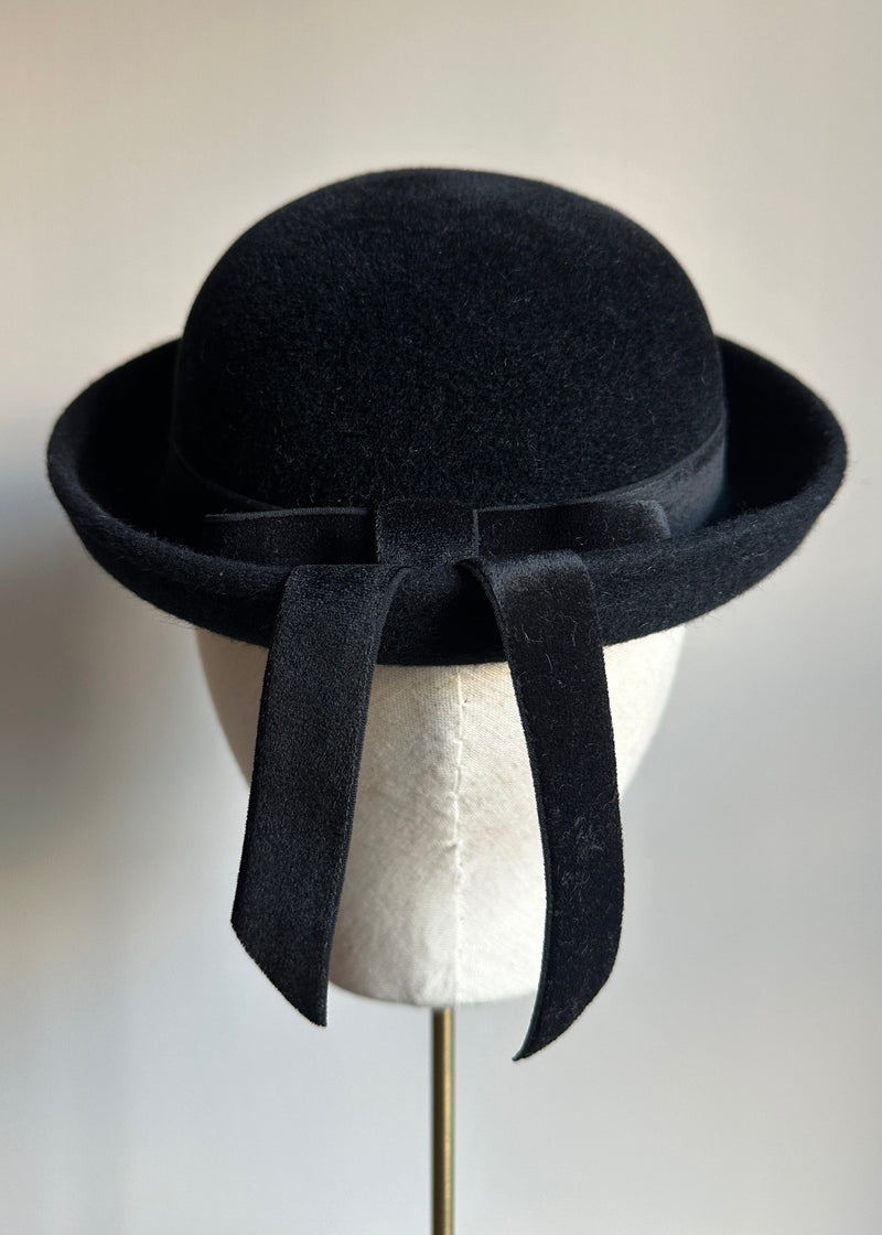 Children's Breton in Felt in Black