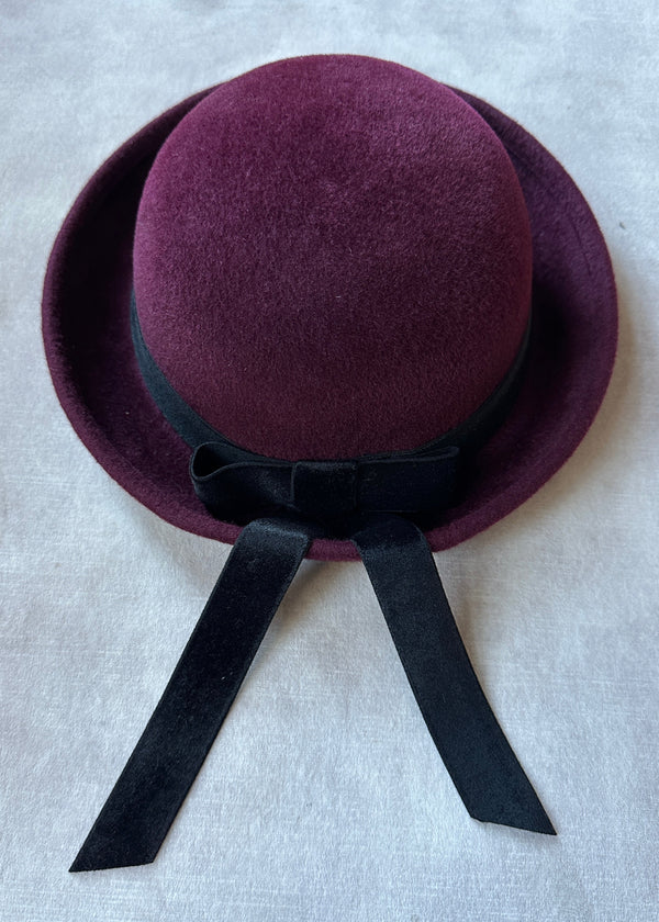 Children's Breton in Felt in Wine