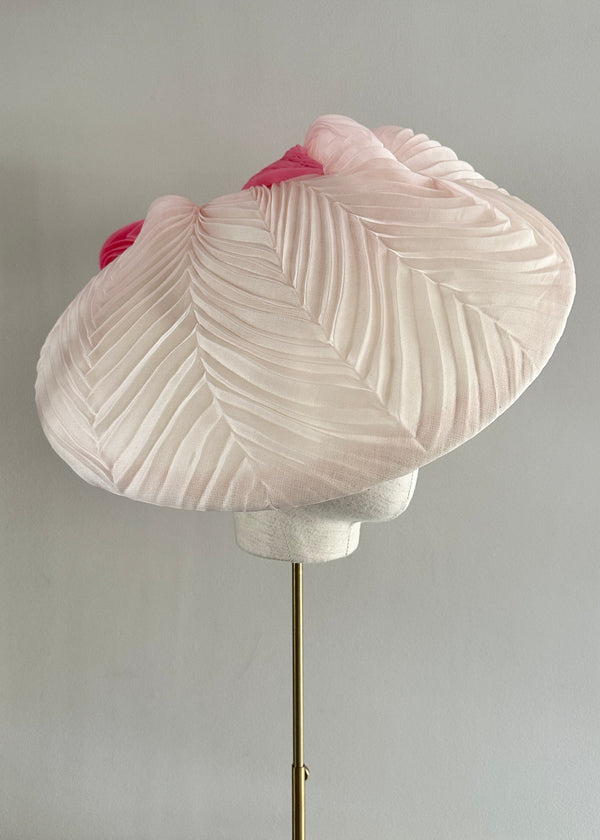 Hersilia Hat in Organza in Pink