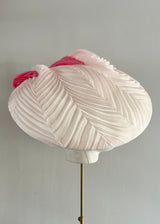 Hersilia Hat in Organza in Pink