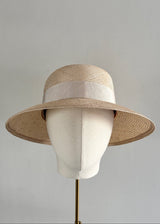Downturn Fine Straw Cloche Hat