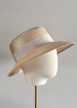 Downturn Fine Straw Cloche Hat